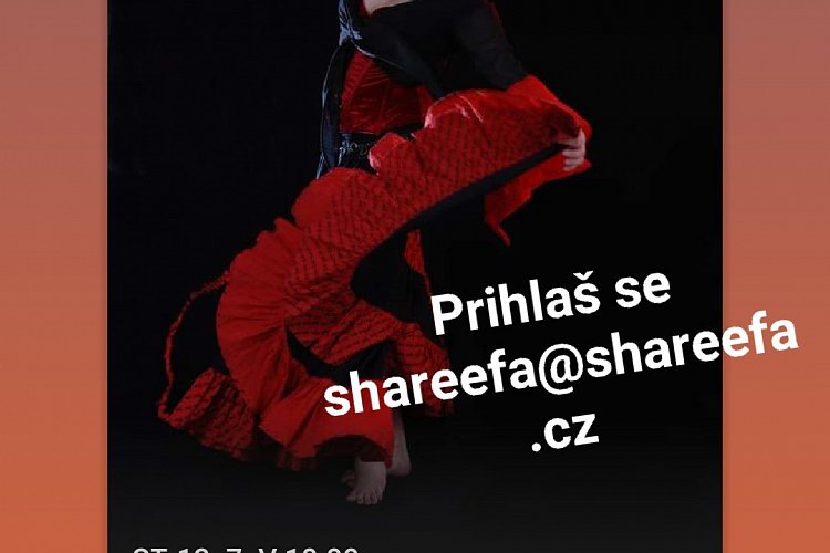 Taneční ochutnávka tance flamenco arabic