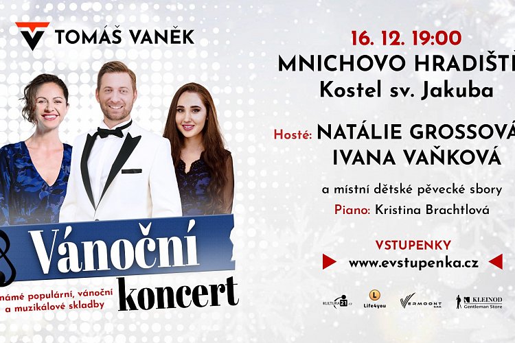 Vánoční koncert - Tomáš Vaněk, host: Natálie Grossová