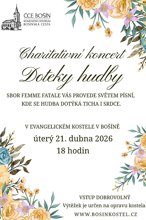 Charitativní koncert Doteky hudby
