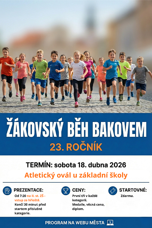 Žákovský běh Bakovem