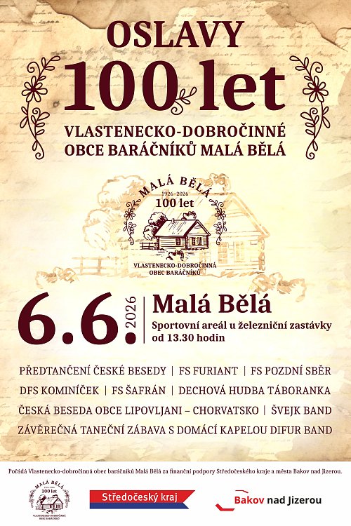 100 let malobělských baráčníků